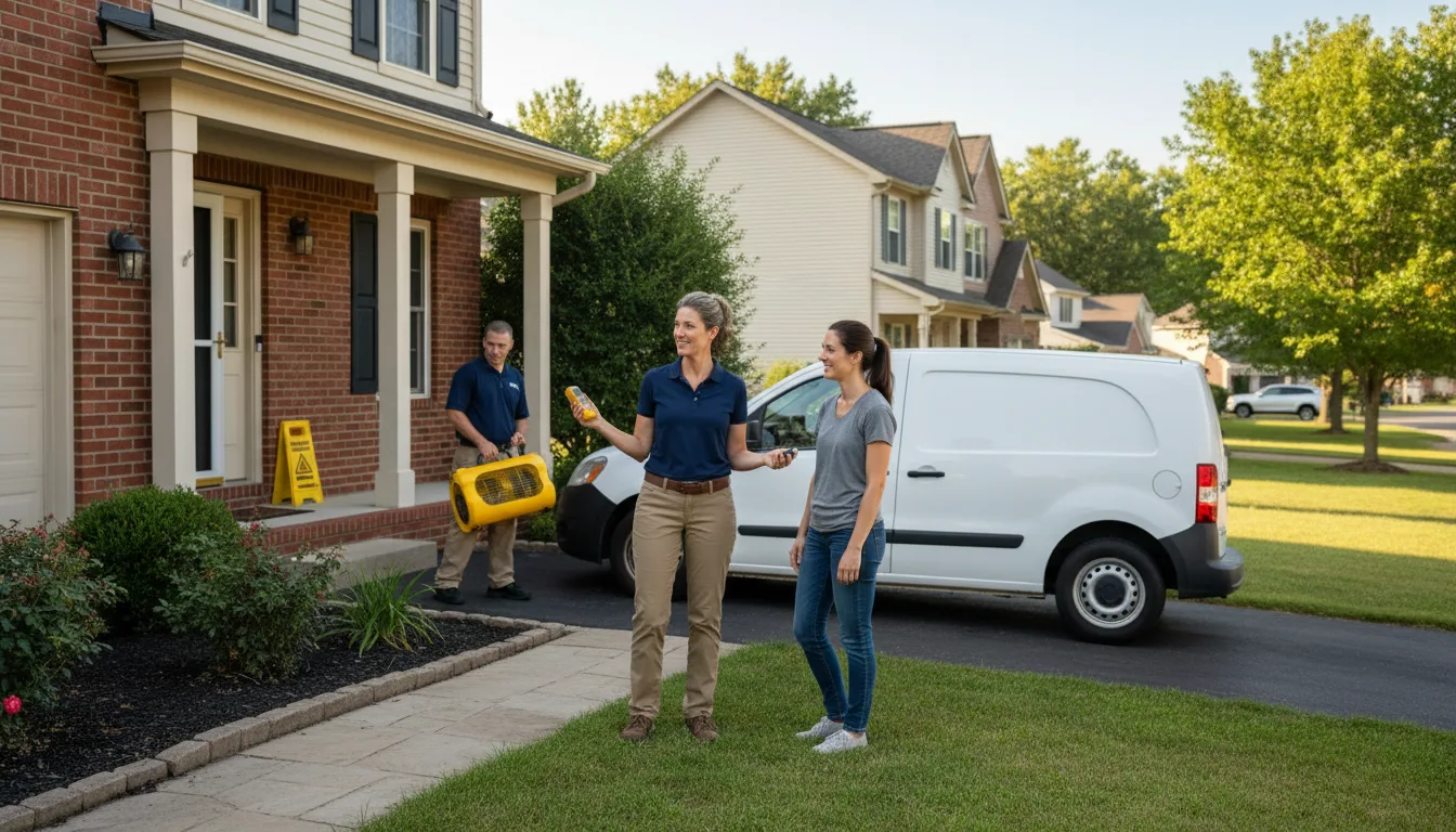 Water restoration image for Water Damage & Restoration Services in Noti, OR